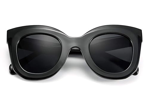 Amazon.com: FEISEDY Retro Oversized Square Horn Sunglasses